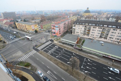 Forgalomkorlátozások lesznek a Széchenyi – Horvát István utcai csomópontban pénteken és jövő héten